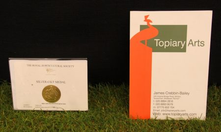Topiary Arts medal