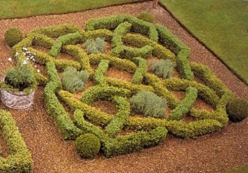 Barnsley House - Garden designer Rosemary Verey - famous garden in Gloucestershire England renowned for its knot garden 2