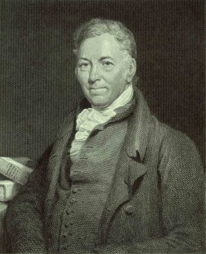 An engraving of Thomas Bewick