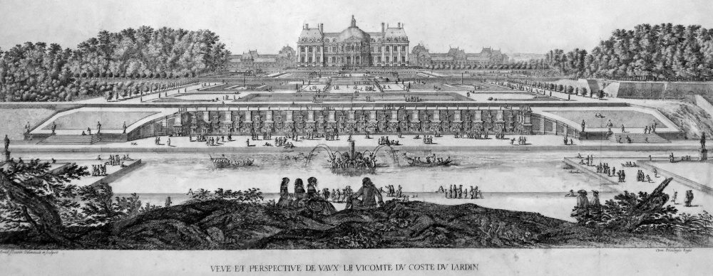The gardens and terraces of Vaux-le-Vicomte