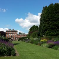 20150704 Newby Hall border looking up towards the house