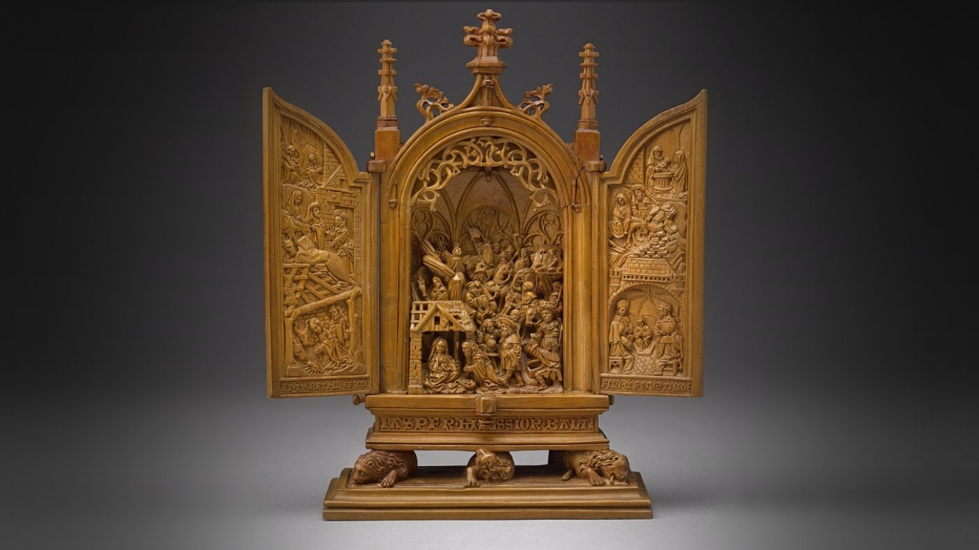 Boxwood Triptych by Adam Dirksz - The Thomson Collection at the Art Gallery of Ontario, Toronto
