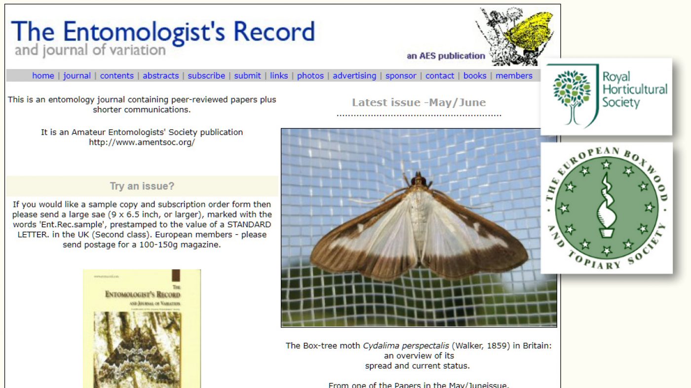The Entomologists Record HL