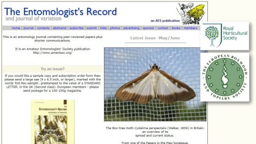 The Entomologists Record HL