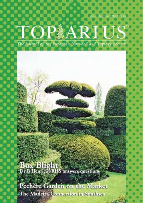 Topiarius Vol06 Summer 2003