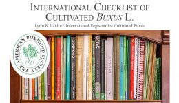 International Checklist of Cultivated Buxus L 2021 HL